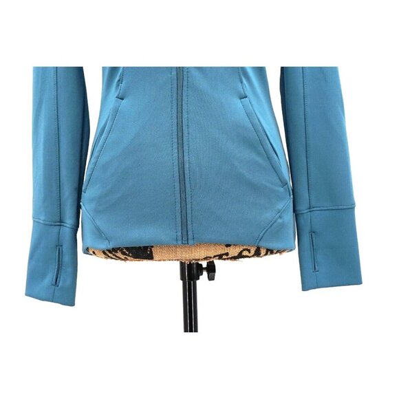 Apana Jacket Women Extra Small XS Blue Zipper Pockets Activewear‎ Long Sleeve - Picture 5 of 11